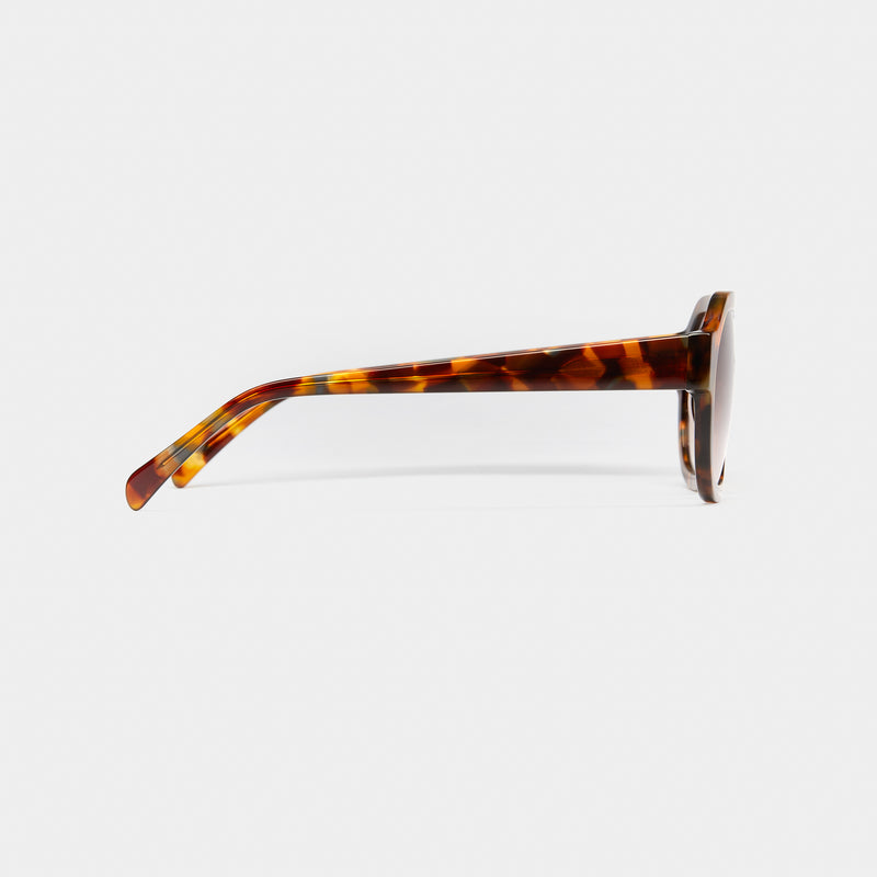 side product shot of vehla eyewear phoenix sunglasses in tort mocha