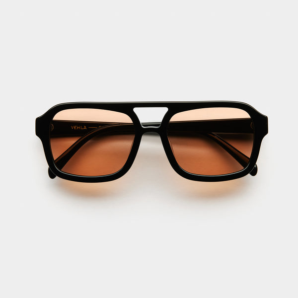 front product image of vehla eyewear dixie sunglasses in black / toffee