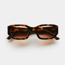 front product image of vehla eyewear felix sunglasses in choc tort / toffee