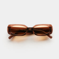 front product image of vehla eyewear olsen sunglasses in espresso / cinnamon
